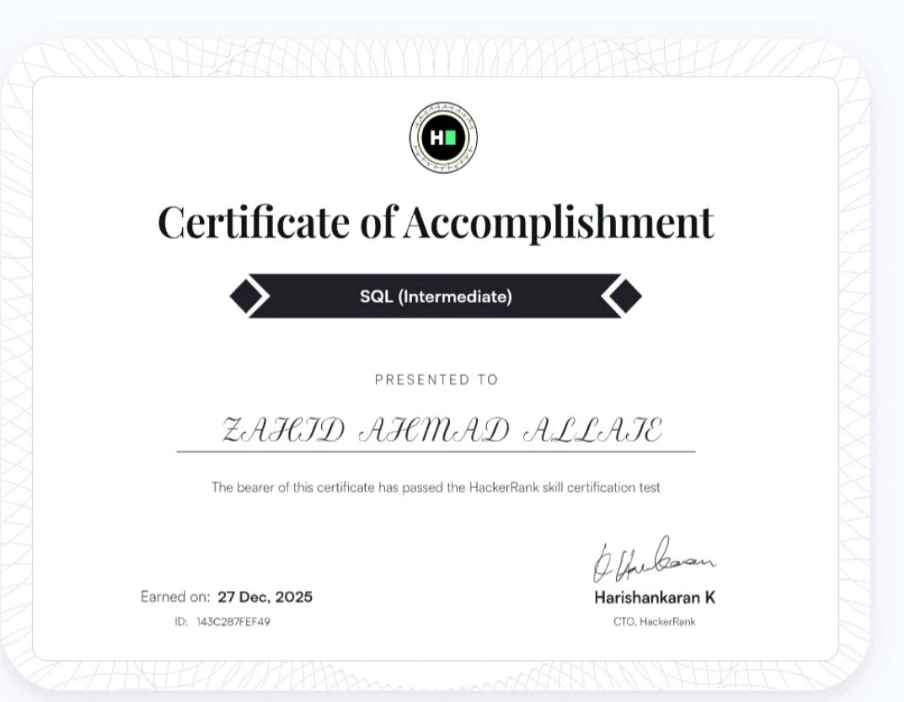 SQL Intermediate